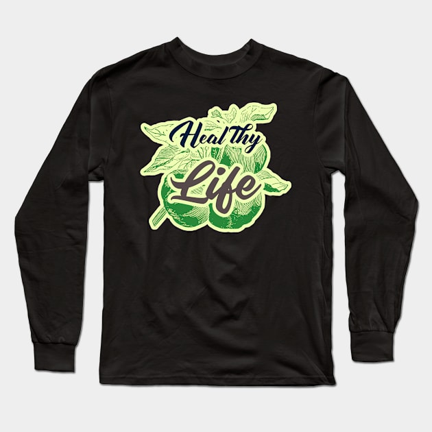 Healthy life starts with veggie Long Sleeve T-Shirt by Tranquility